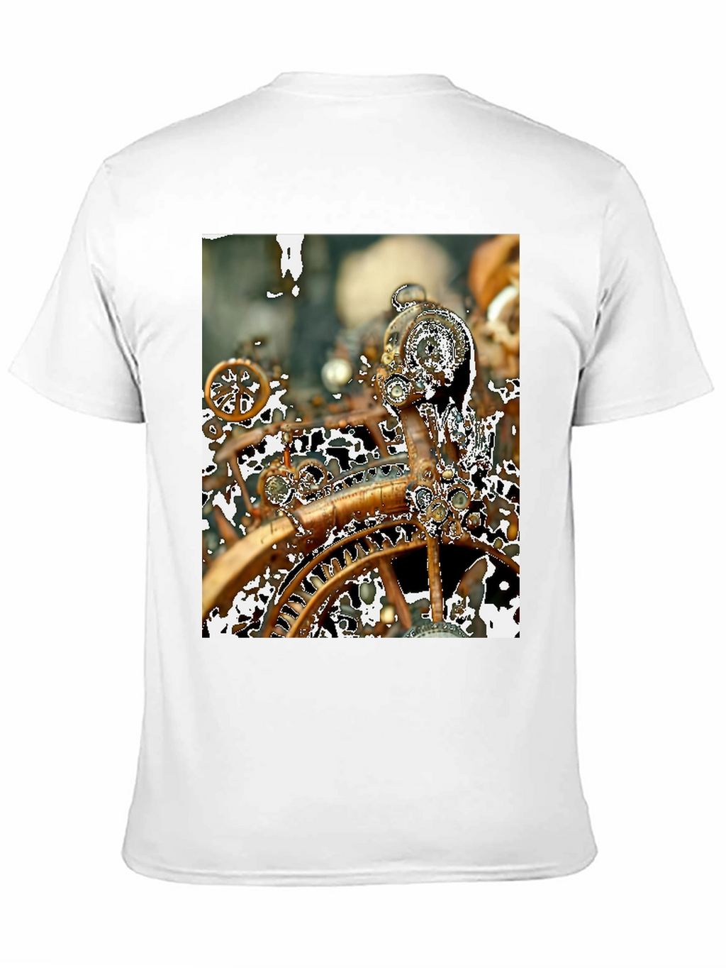 Steampunk Gears T-Shirt - Unique Clockwork Design