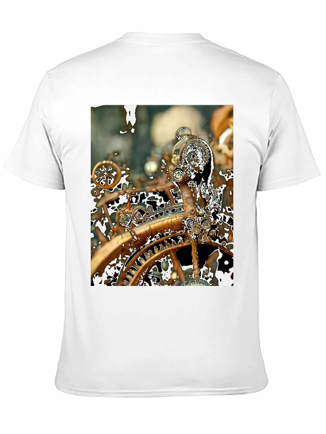 Steampunk Gears T-Shirt - Unique Clockwork Design