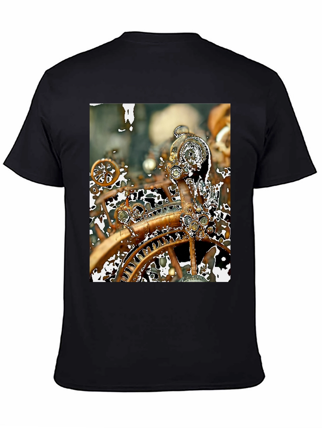 Steampunk Gears T-Shirt - Unique Clockwork Design