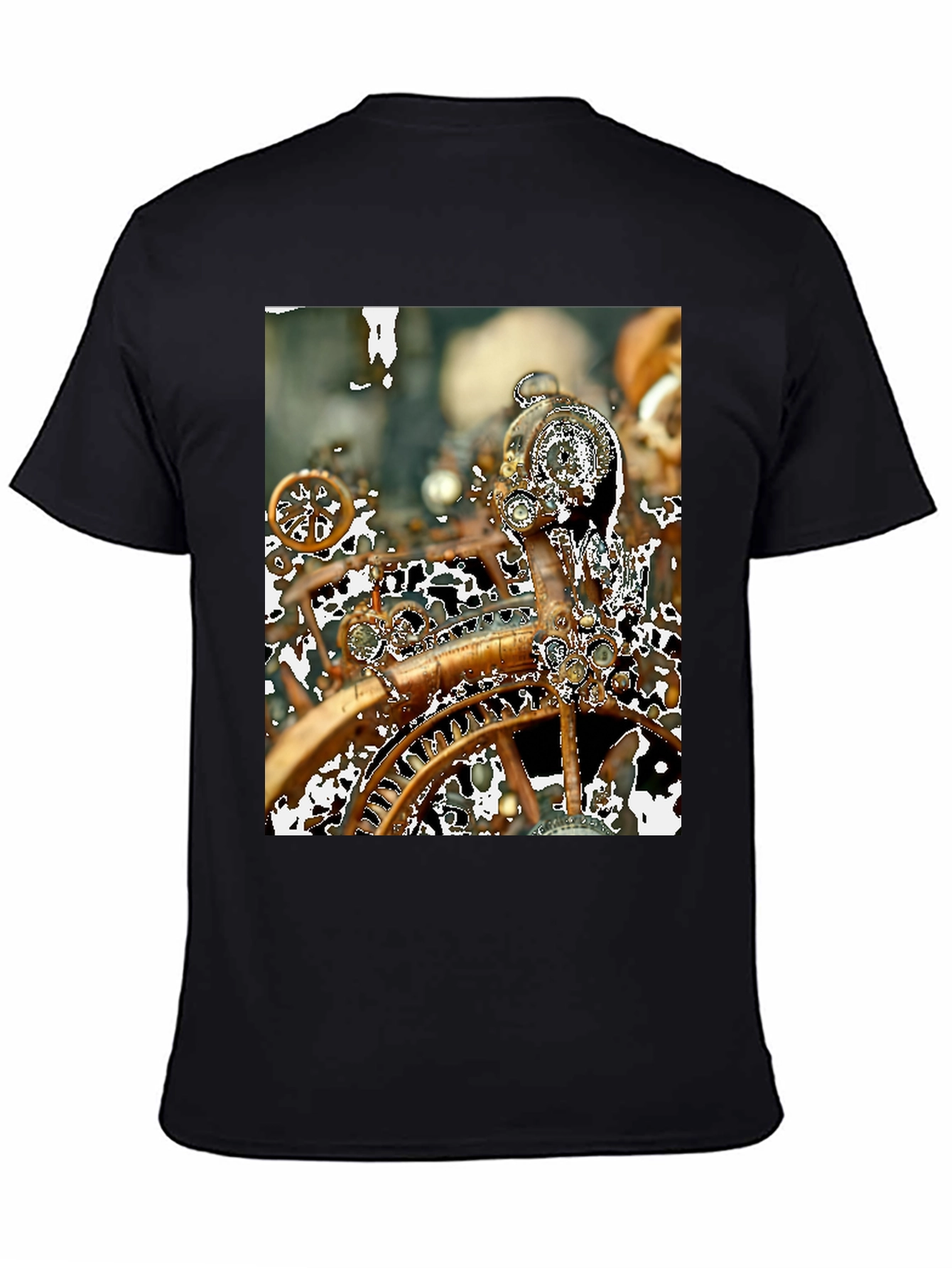 Steampunk Gears T-Shirt - Unique Clockwork Design