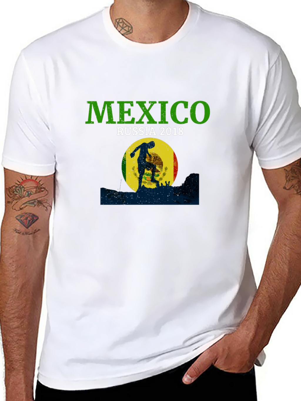 Mexico Russia 2018 Soccer T-Shirt
