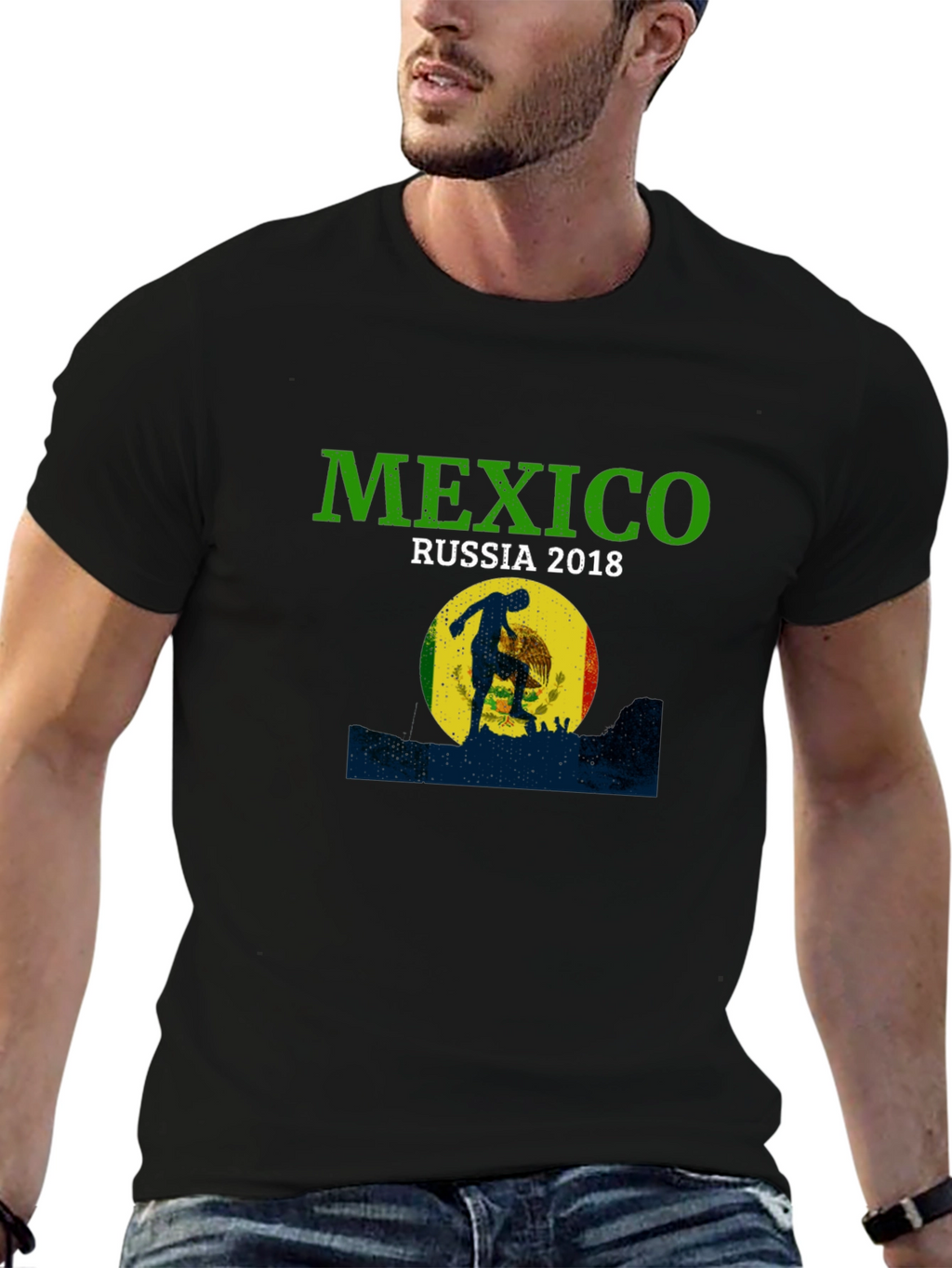 Mexico Russia 2018 Soccer T-Shirt