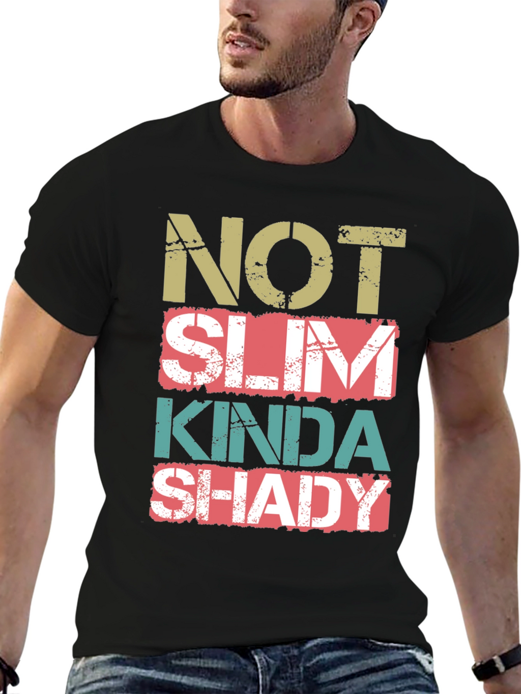 Not Slim Kinda Shady Graphic Tee