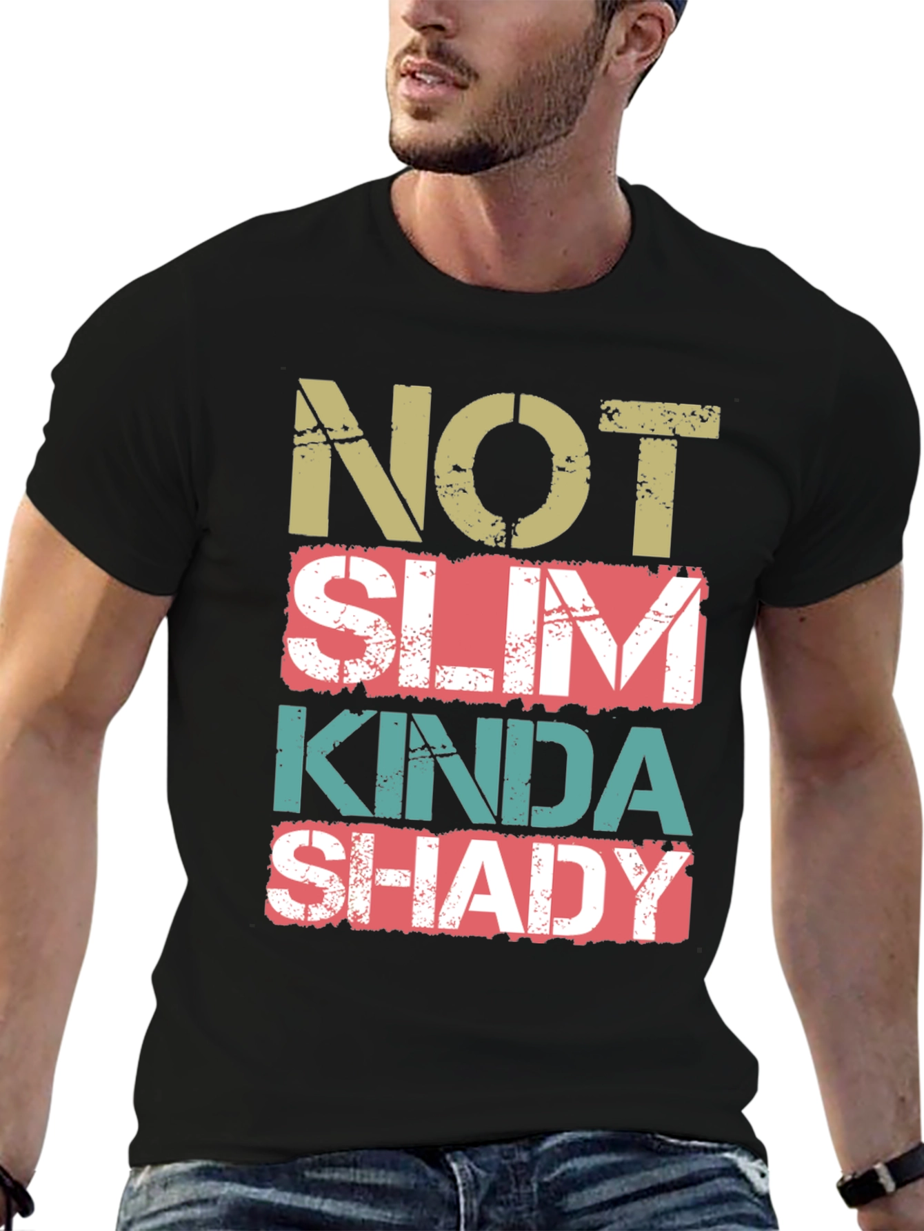 Not Slim Kinda Shady Graphic Tee