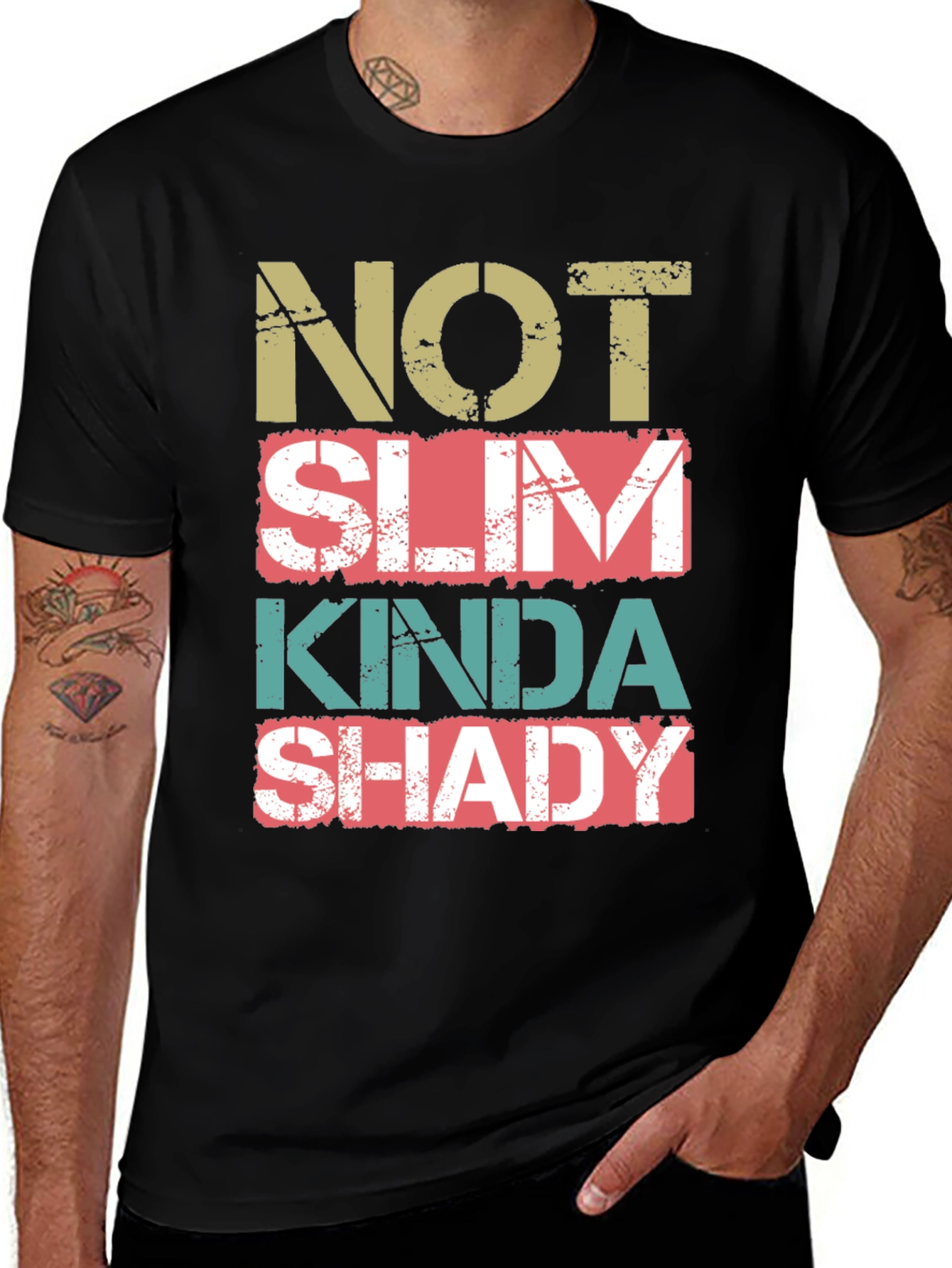 Not Slim Kinda Shady Graphic Tee