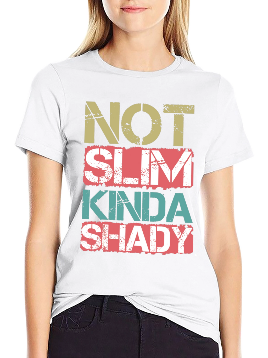 Not Slim Kinda Shady Graphic Tee