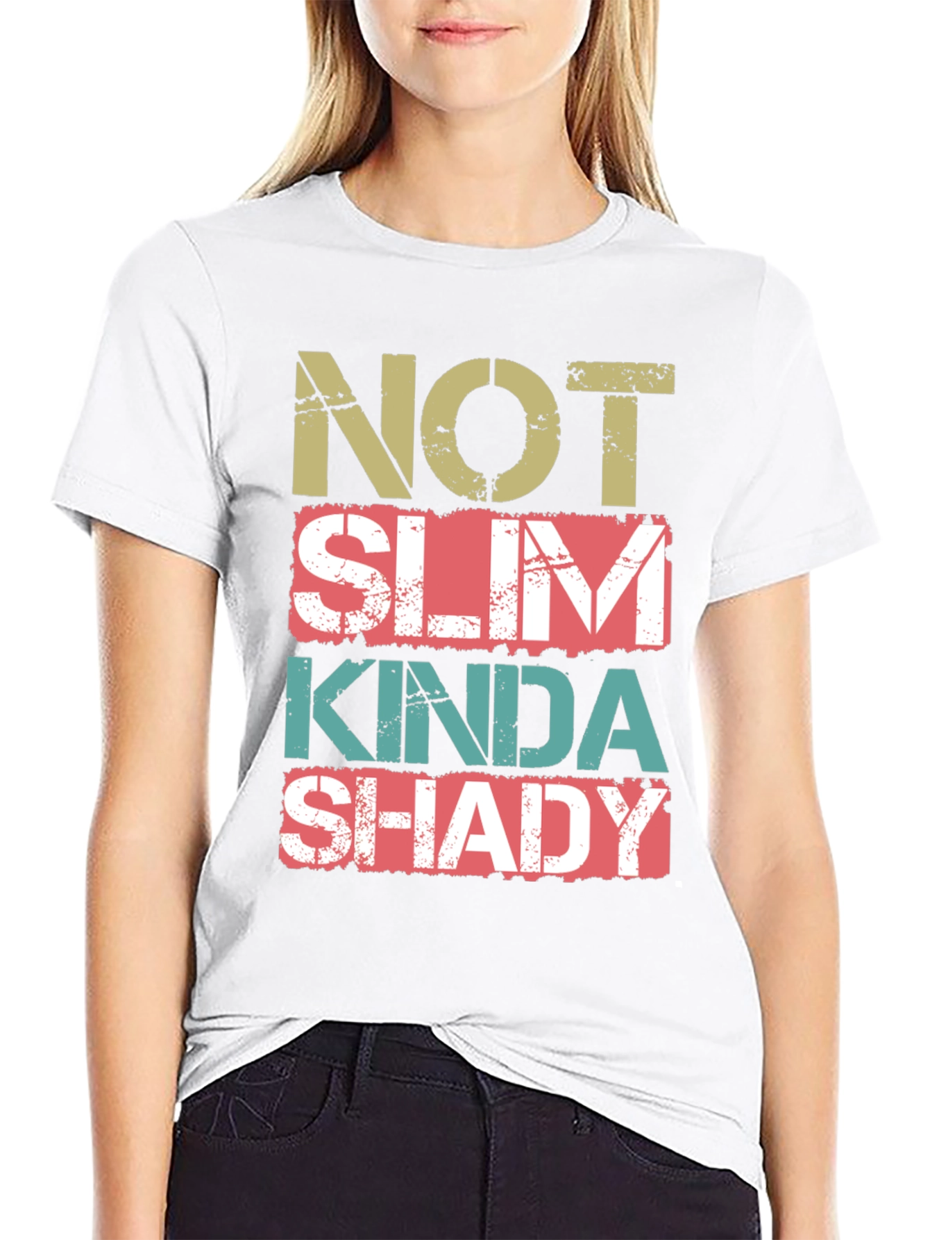 Not Slim Kinda Shady Graphic Tee