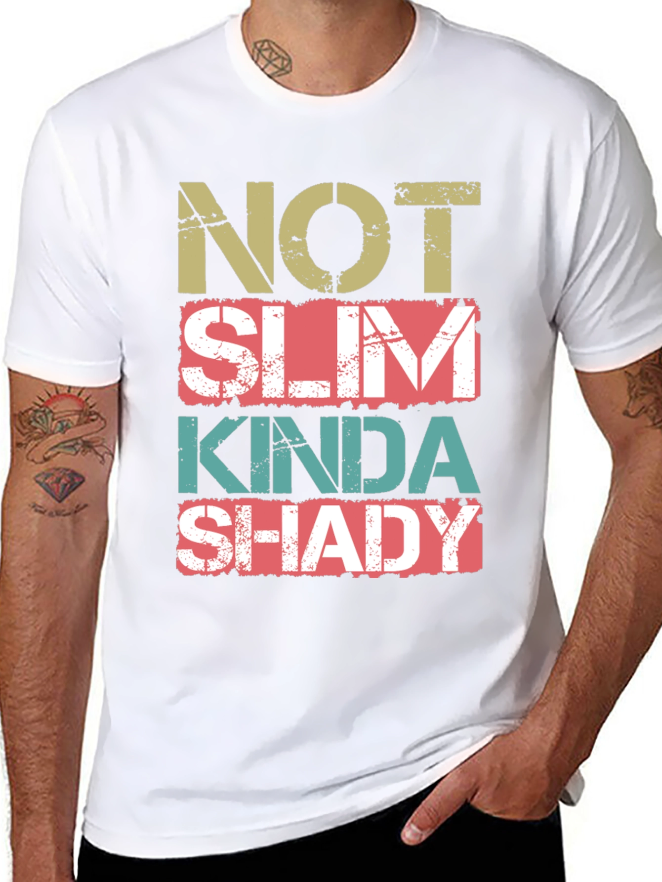 Not Slim Kinda Shady Graphic Tee