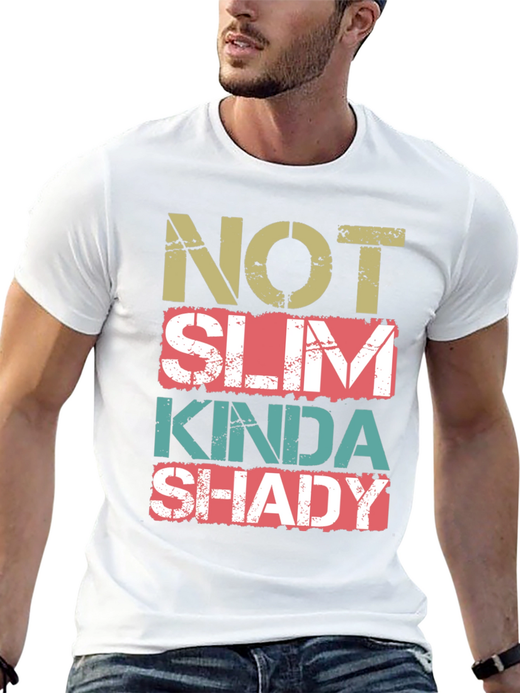 Not Slim Kinda Shady Graphic Tee