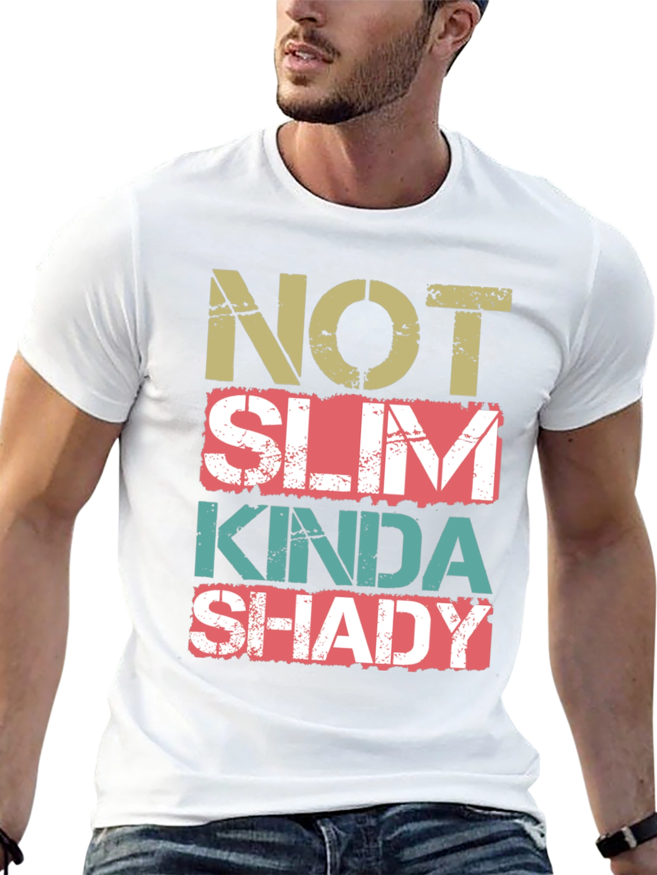 Not Slim Kinda Shady Graphic Tee