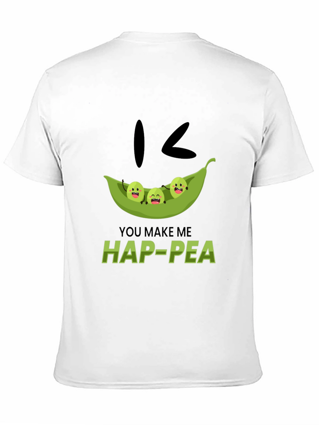 Hap-Pea Pun T-Shirt Cute Peas in a Pod Tee