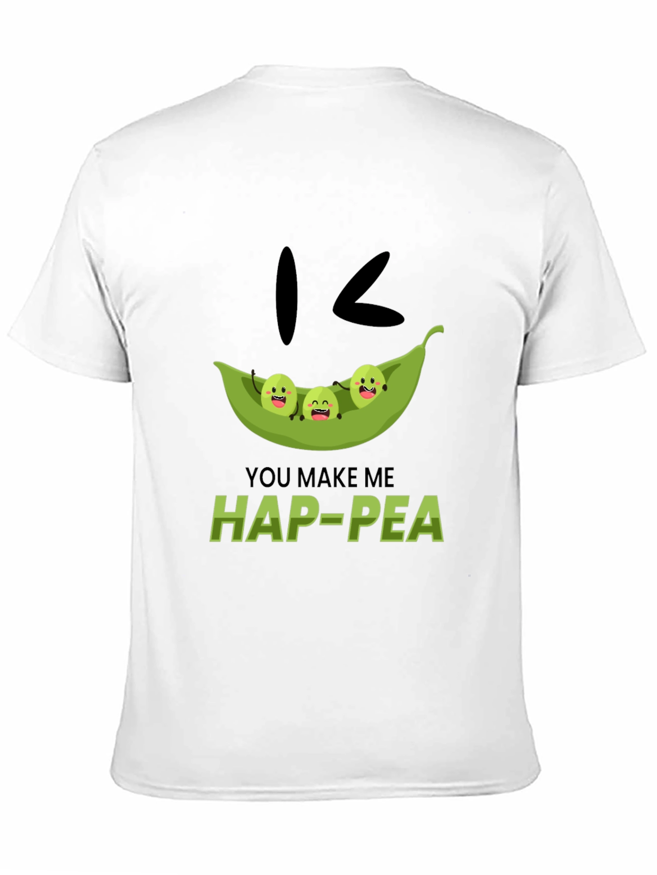 Hap-Pea Pun T-Shirt Cute Peas in a Pod Tee