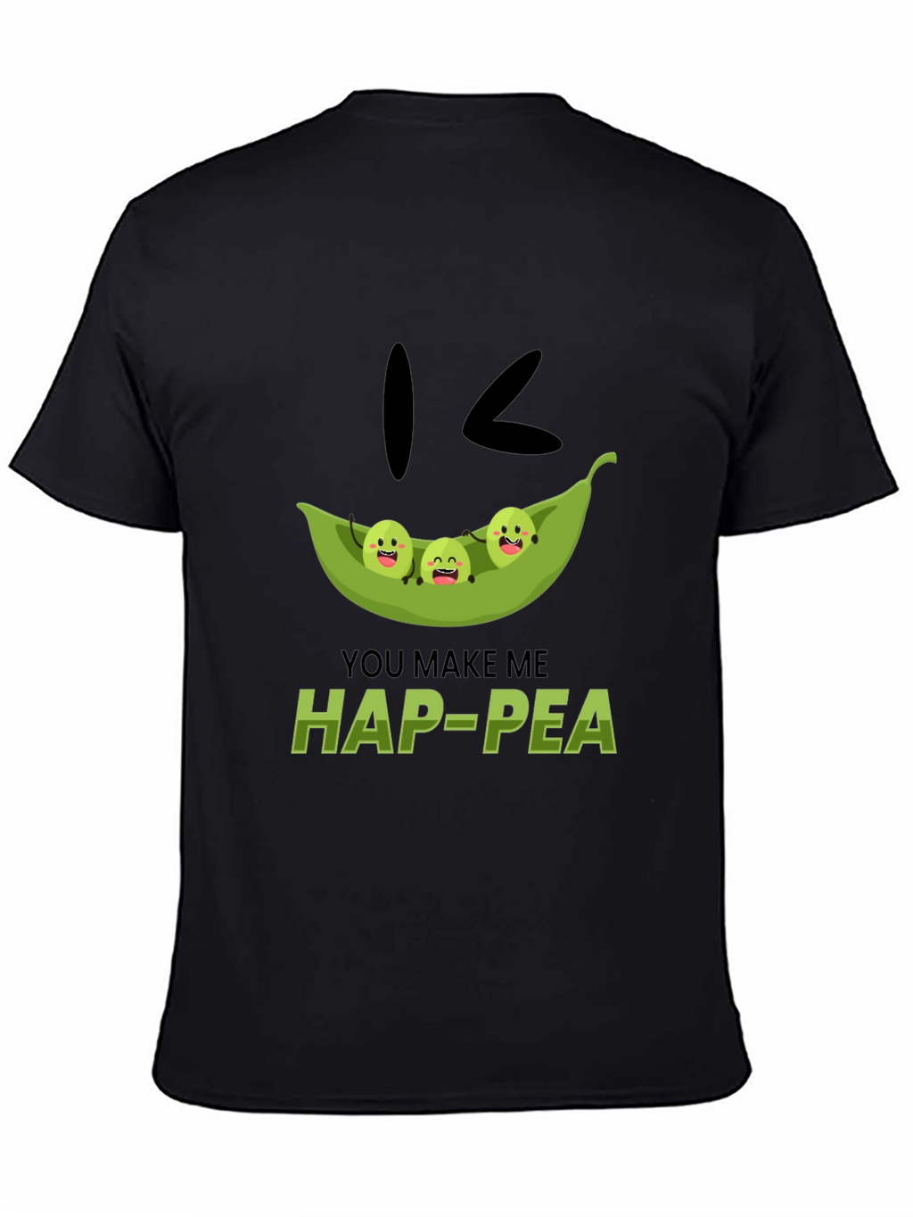Hap-Pea Pun T-Shirt Cute Peas in a Pod Tee