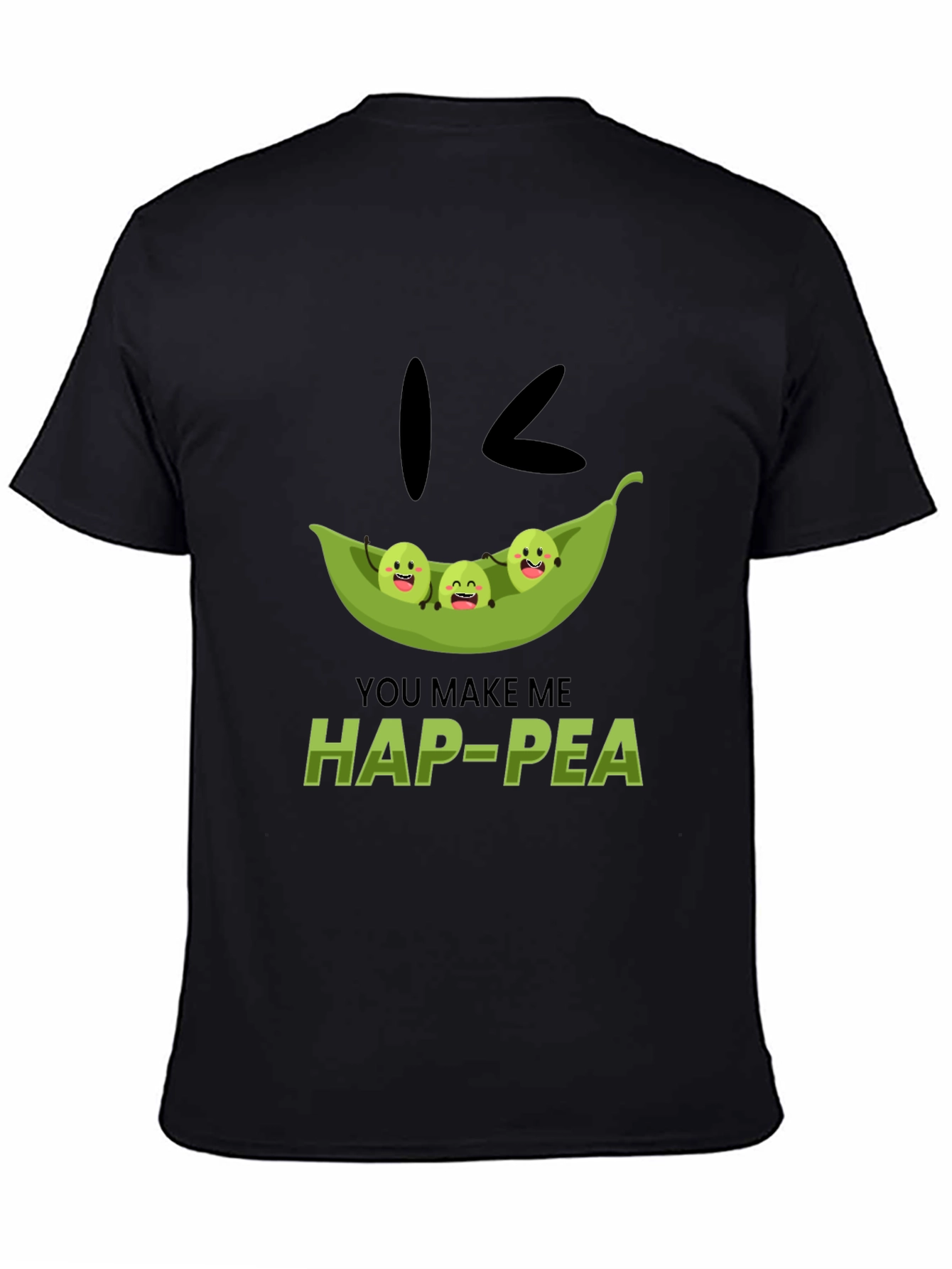 Hap-Pea Pun T-Shirt Cute Peas in a Pod Tee