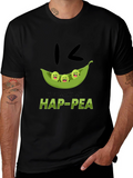 Hap-Pea Pun T-Shirt Cute Peas in a Pod Tee