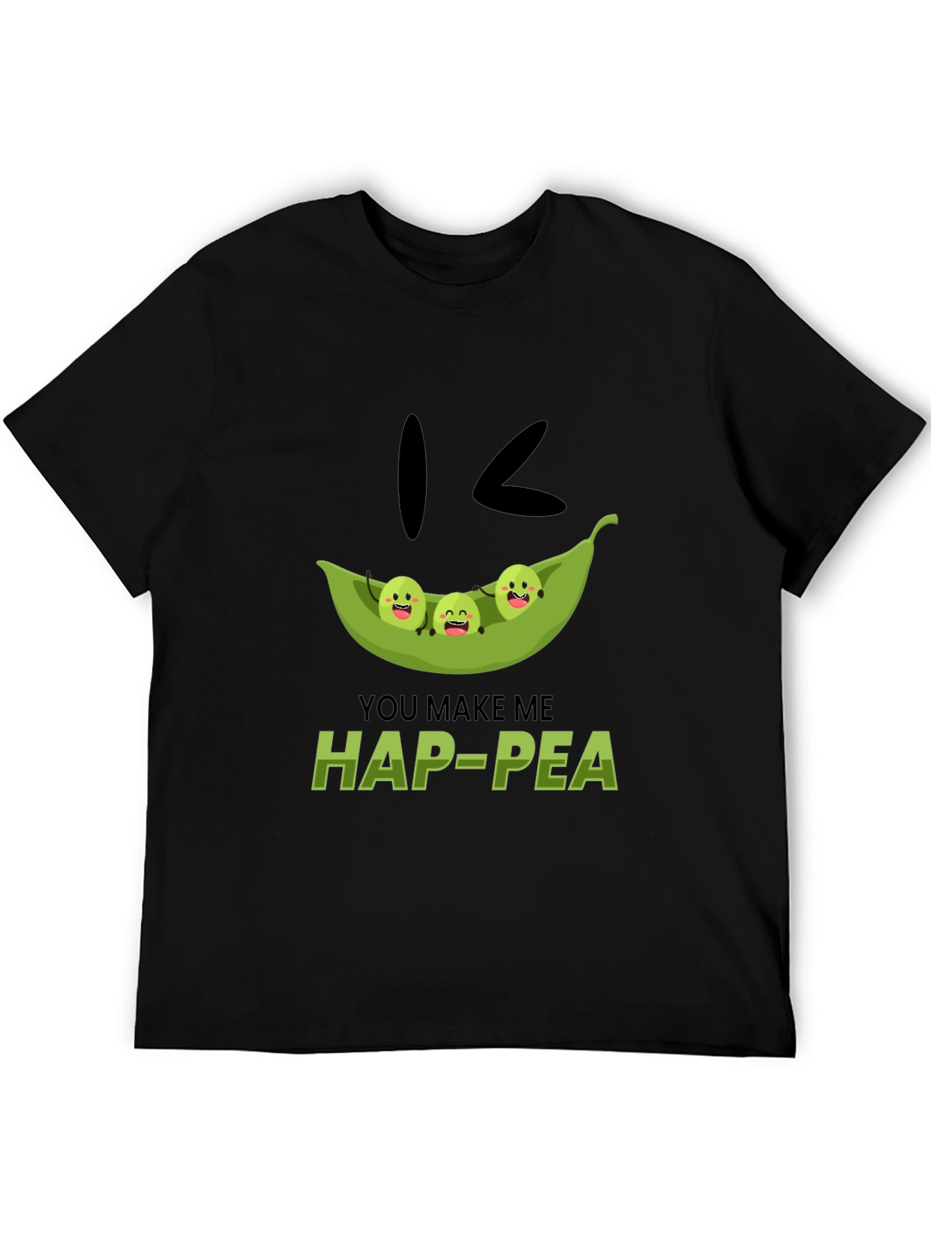 Hap-Pea Pun T-Shirt Cute Peas in a Pod Tee