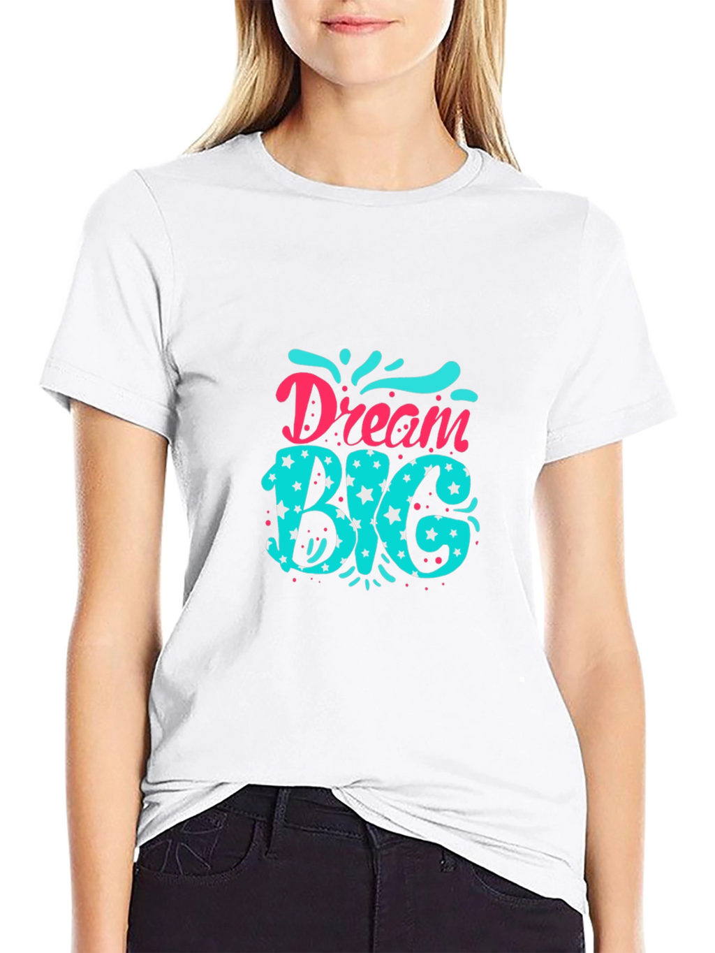 Dream Big Graphic Tee - Inspiring Black T-Shirt