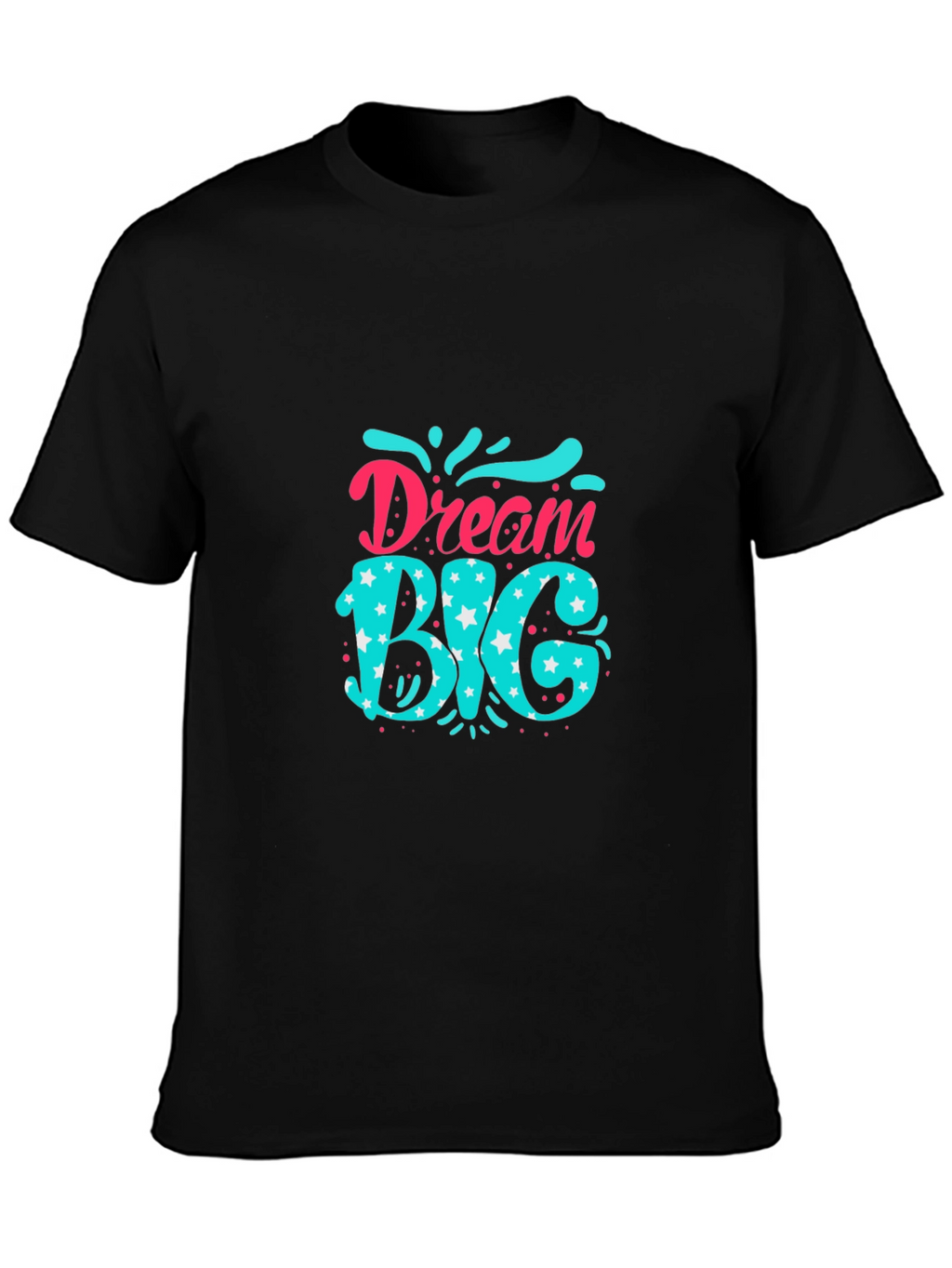 Dream Big Graphic Tee - Inspiring Black T-Shirt