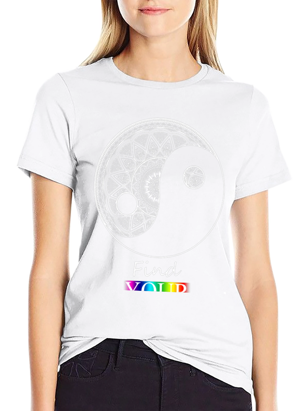 Yin Yang Mandala T-Shirt - Find Void