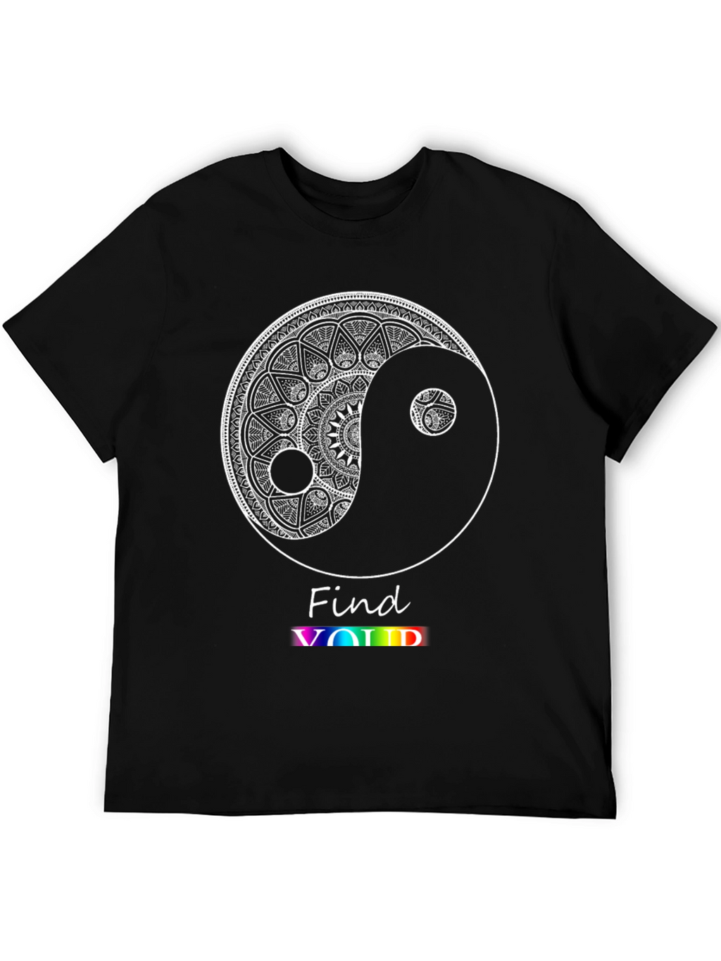 Yin Yang Mandala T-Shirt - Find Void