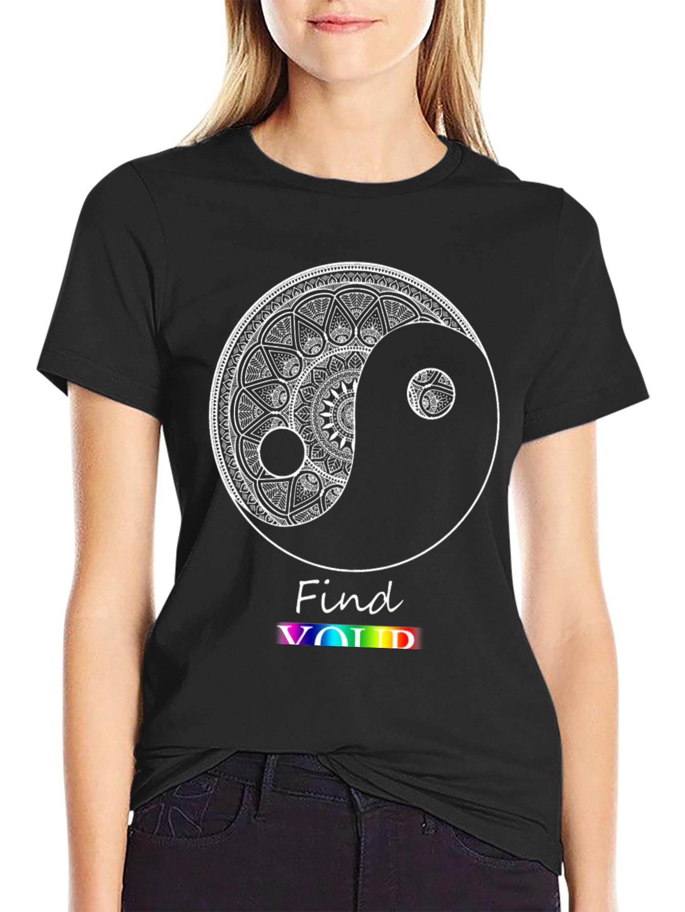 Yin Yang Mandala T-Shirt - Find Void