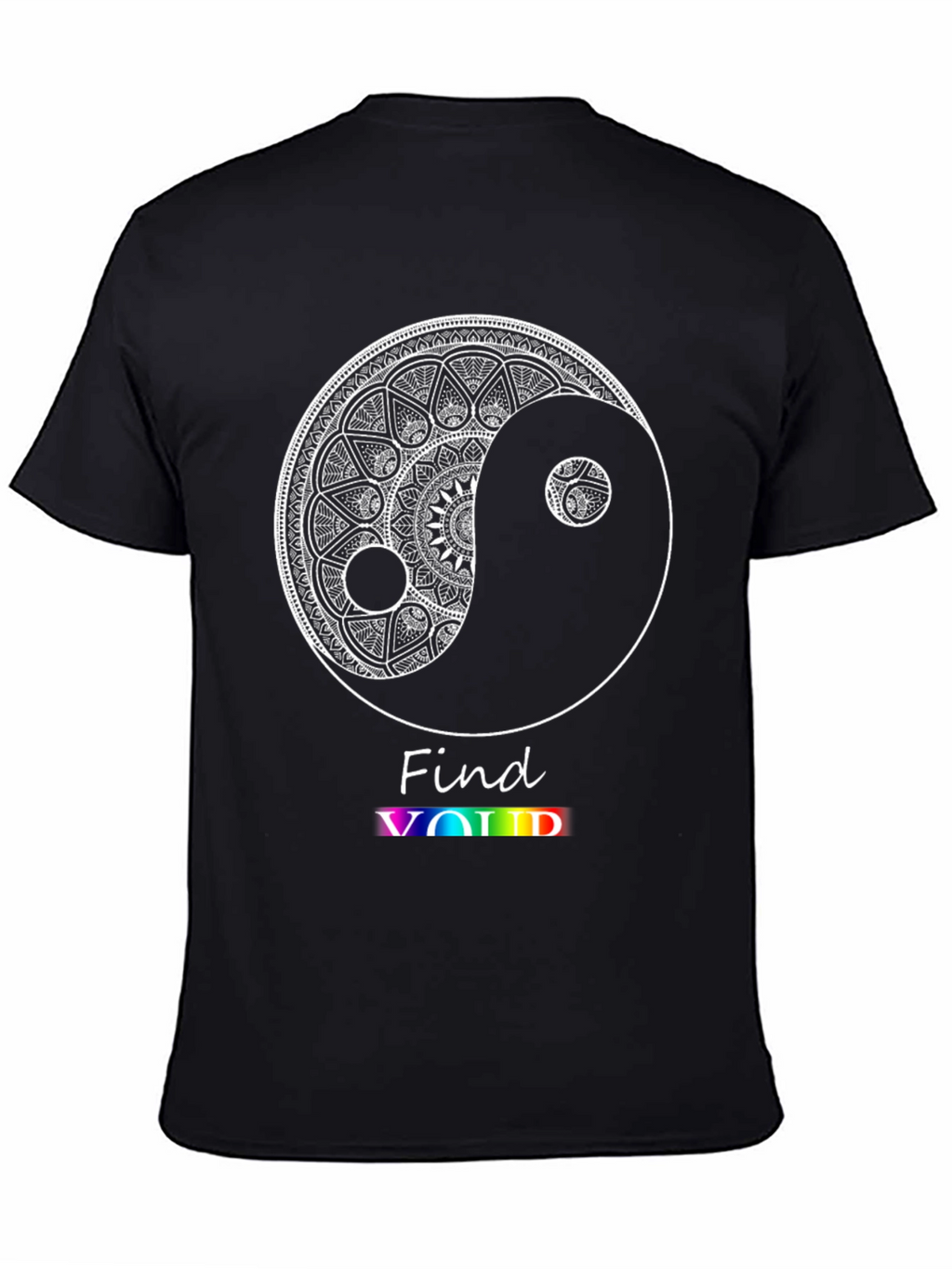 Yin Yang Mandala T-Shirt - Find Void