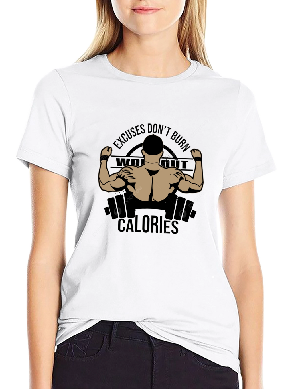 Workout Motivation Black T-Shirt