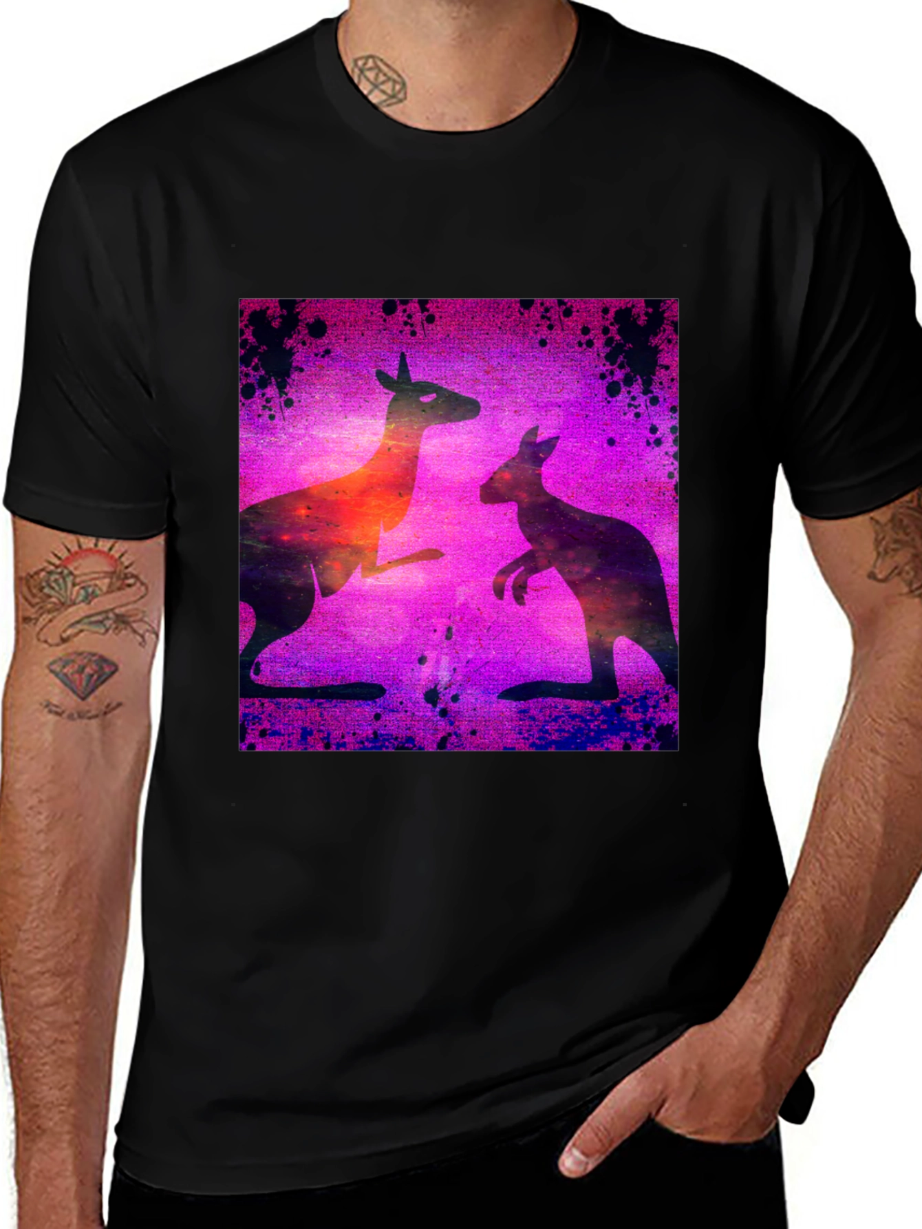 Kangaroo Galaxy T-Shirt