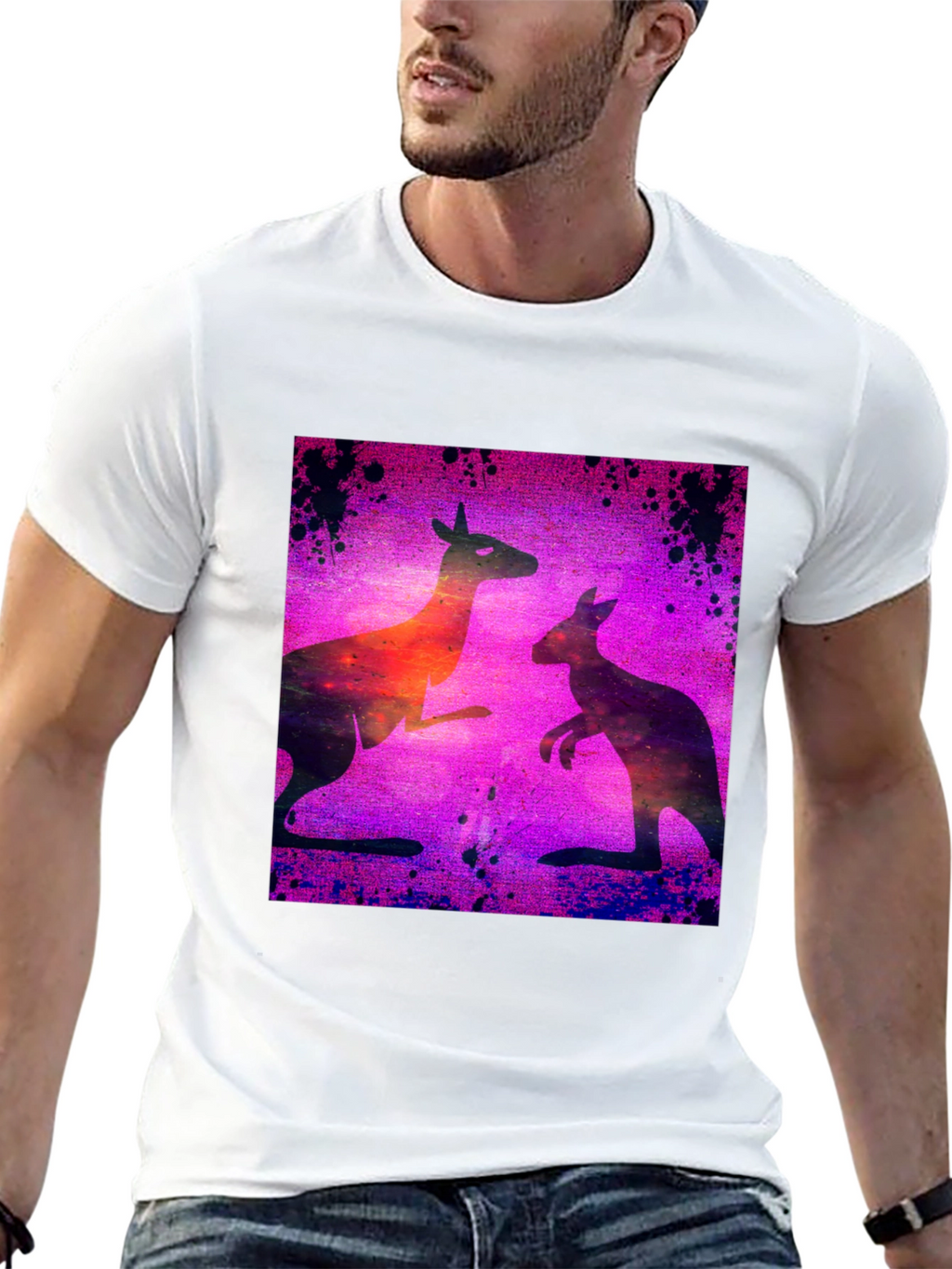 Kangaroo Galaxy T-Shirt