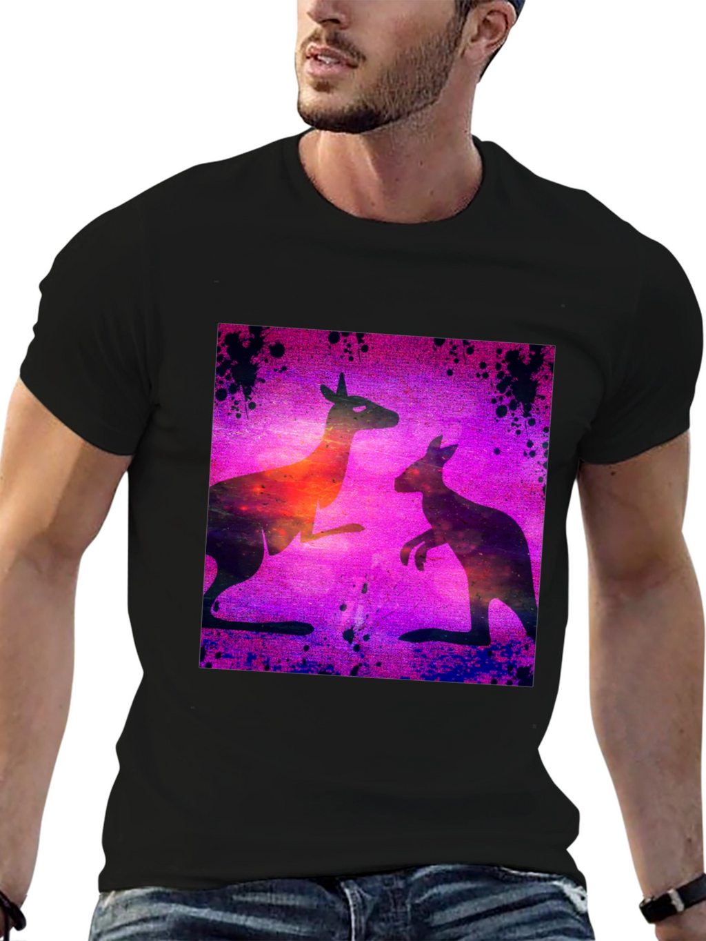 Kangaroo Galaxy T-Shirt