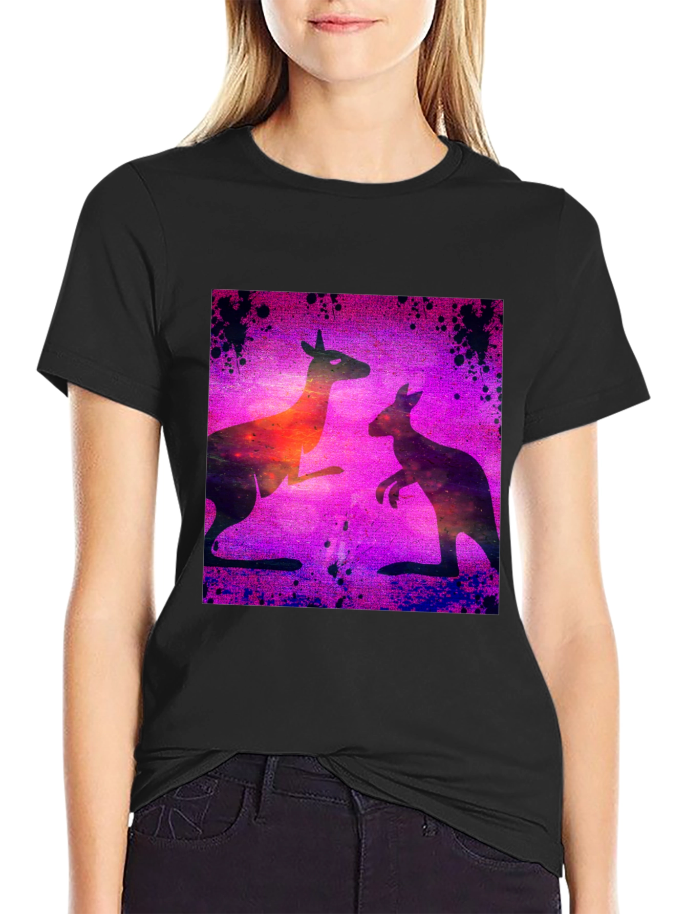 Kangaroo Galaxy T-Shirt
