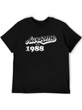 Awesome Since 1988 Black Graphic Tee