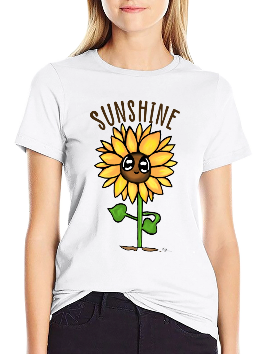 Sunshine Sunflower Graphic T-Shirt