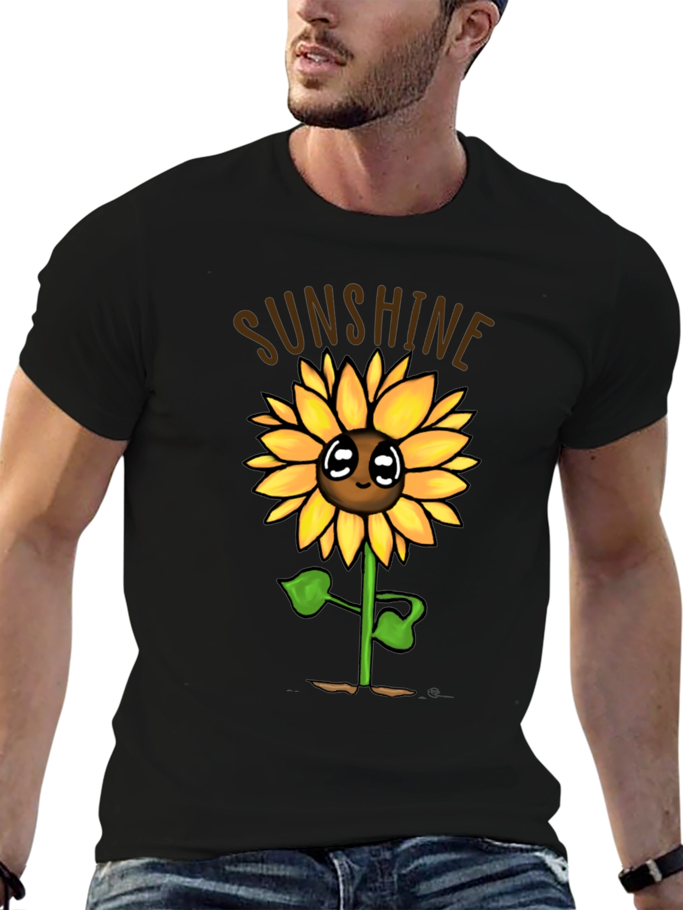 Sunshine Sunflower Graphic T-Shirt