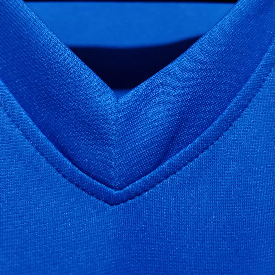 1982 Italy Home Blue Retro Soccer Jersey Detail 3