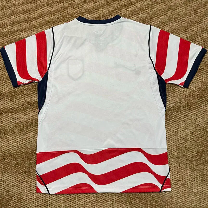2026/27 U.S Home Fans Soccer Jersey 胸前实心红条 Detail 2