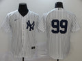 Men's New York Yankees Aaron Judge #99 White Replica Player Name Jerseys