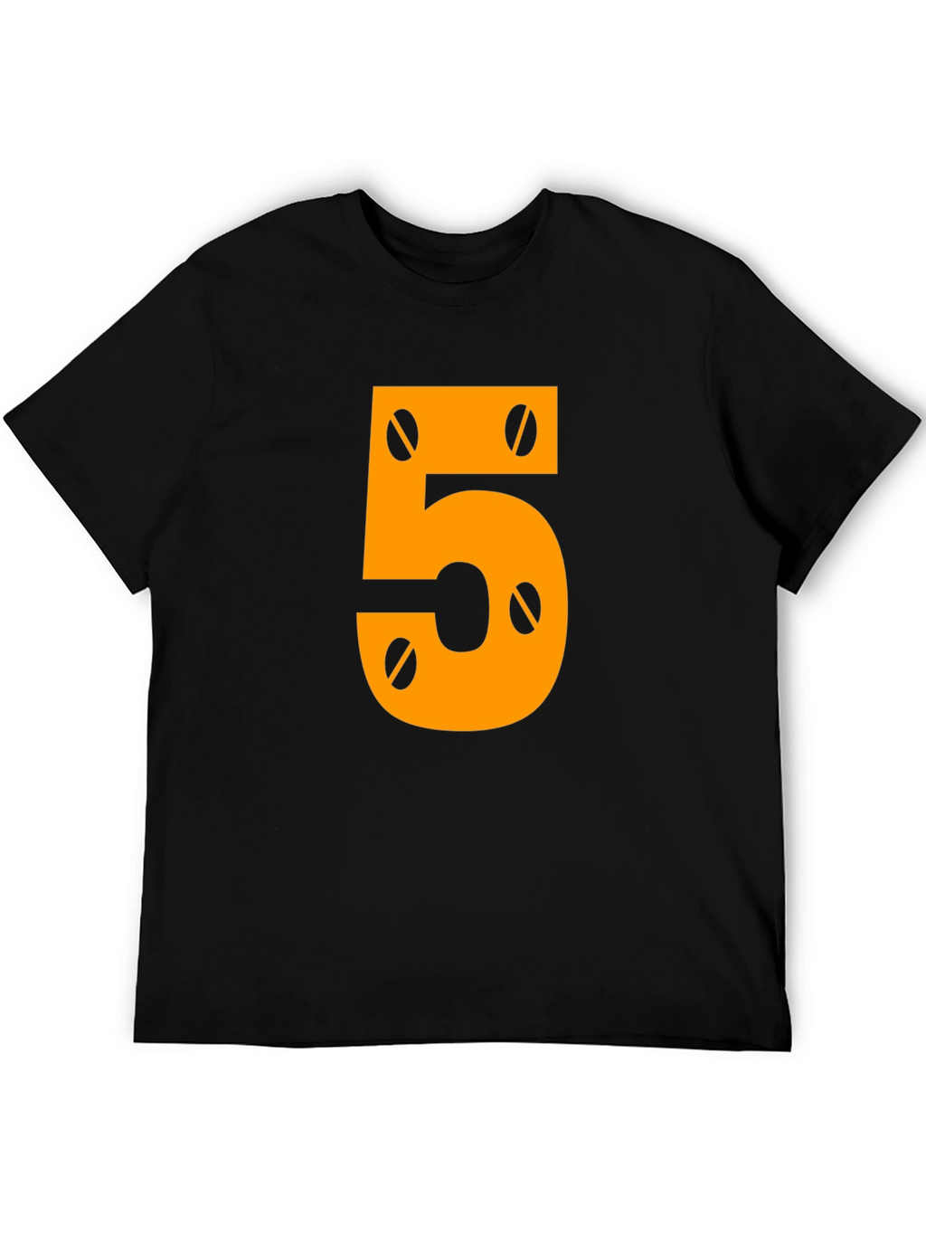 Number 5 Mechanic Style Graphic Tee