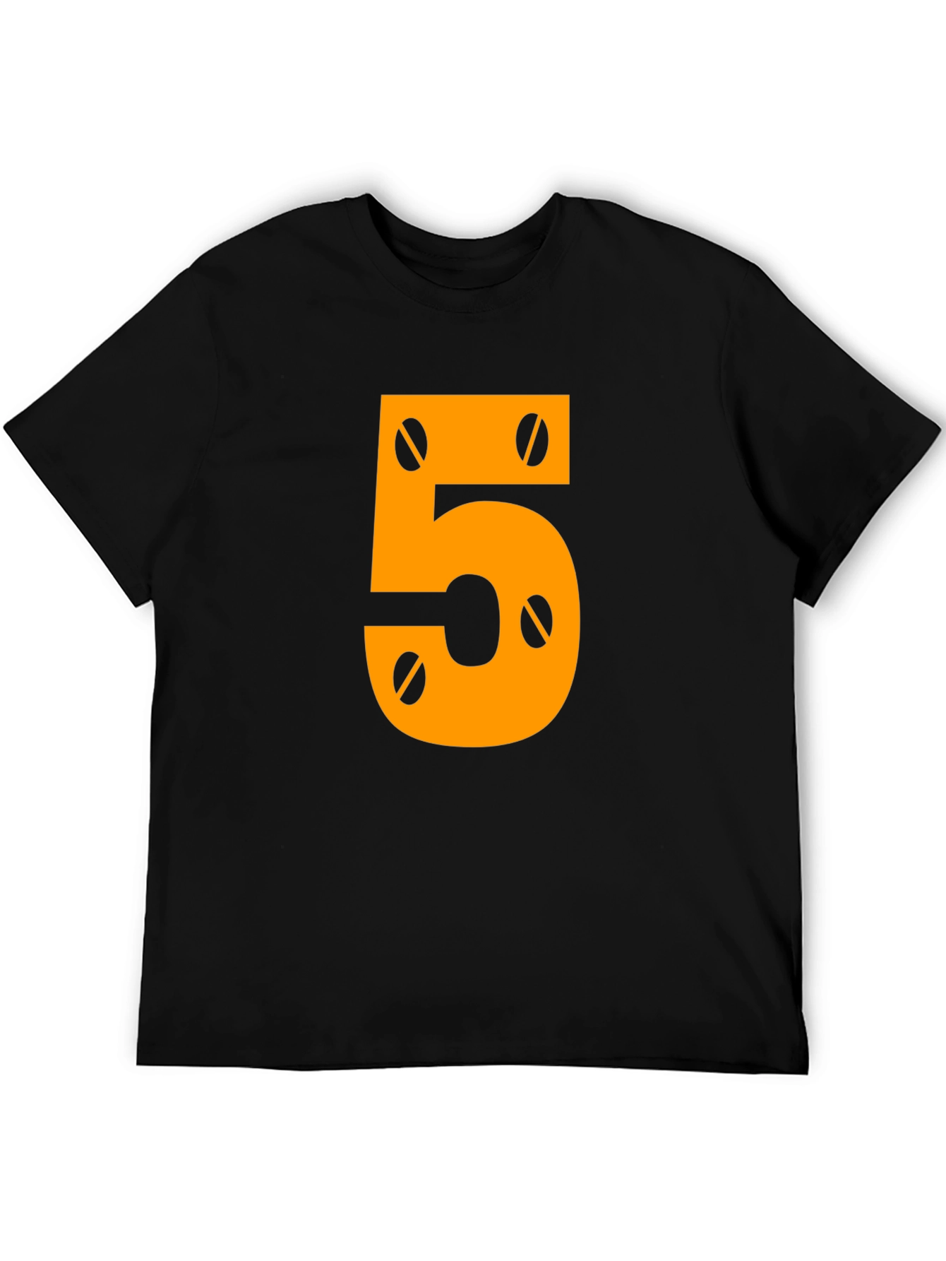 Number 5 Mechanic Style Graphic Tee