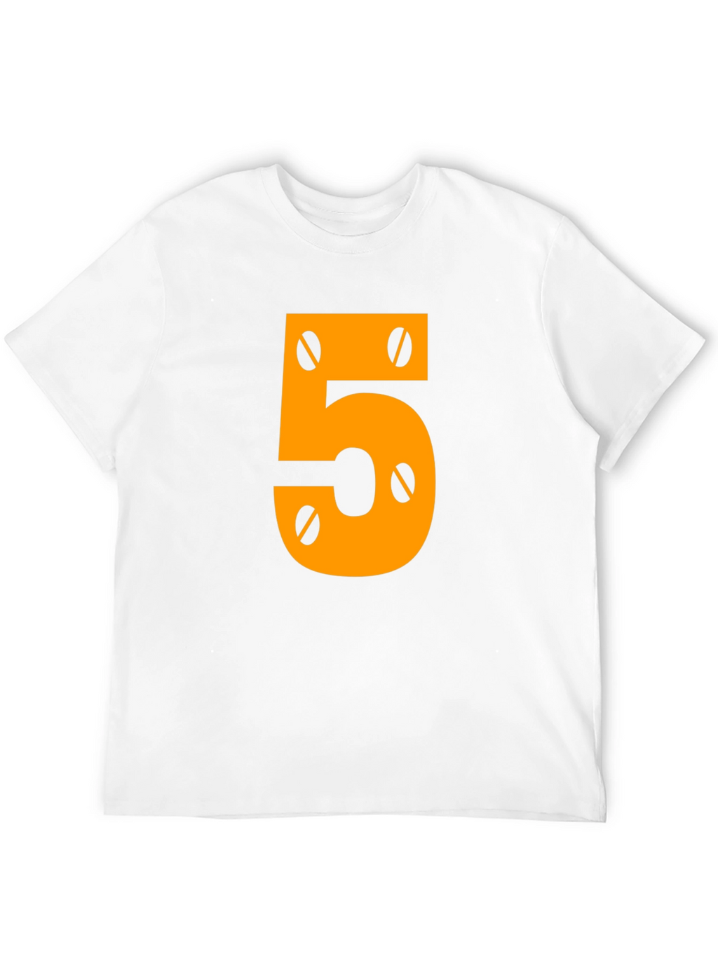 Number 5 Mechanic Style Graphic Tee