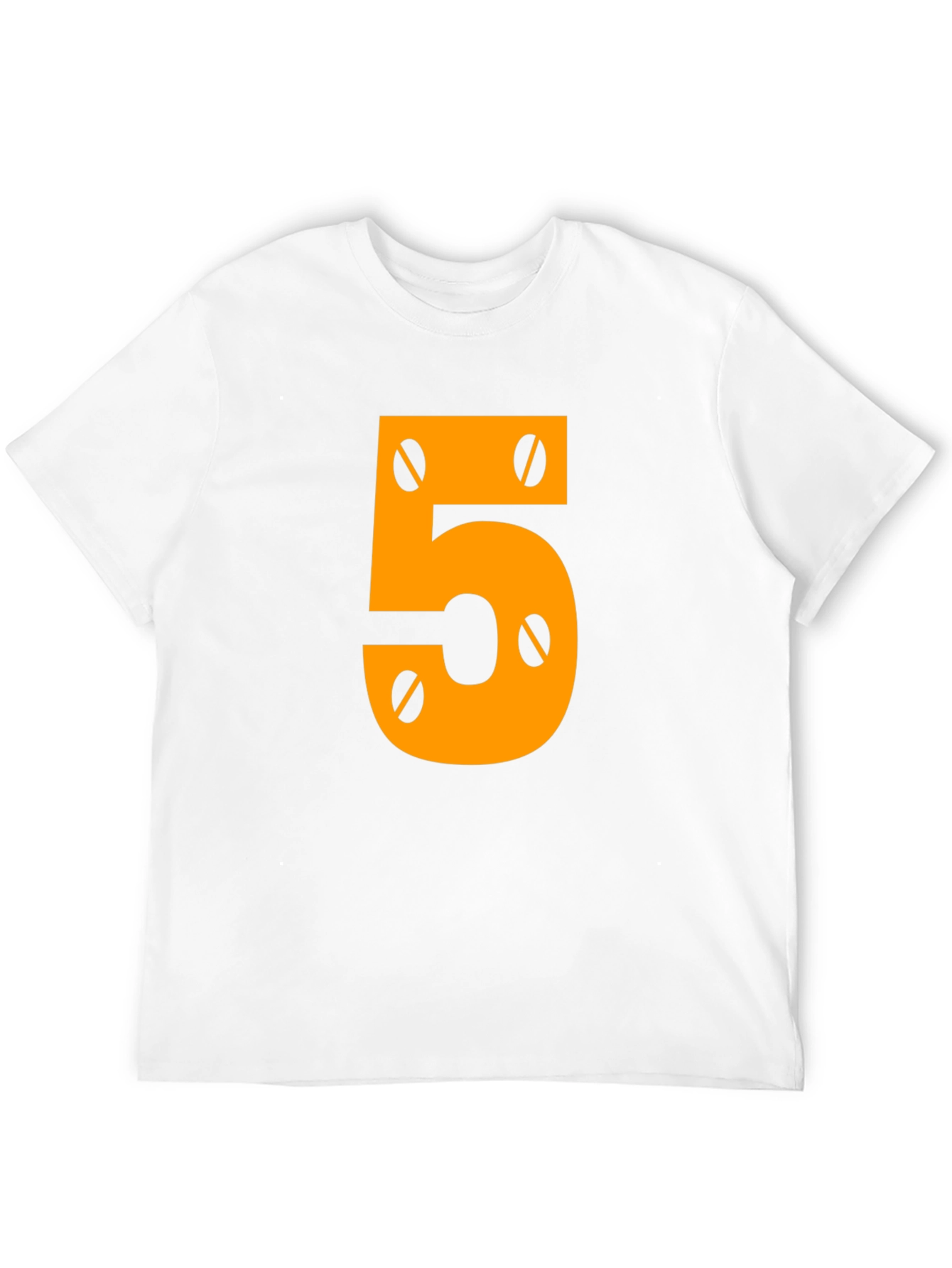 Number 5 Mechanic Style Graphic Tee