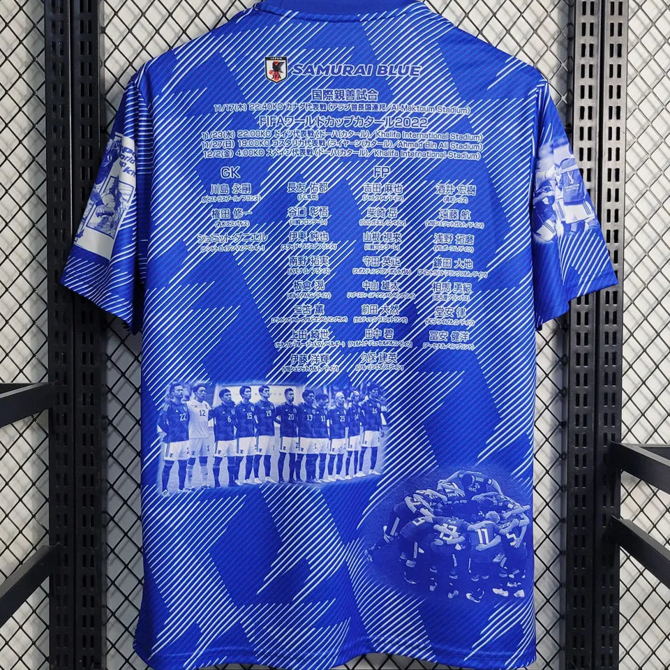 2023 Japan Special Edition Blue Fans Soccer Jersey Back