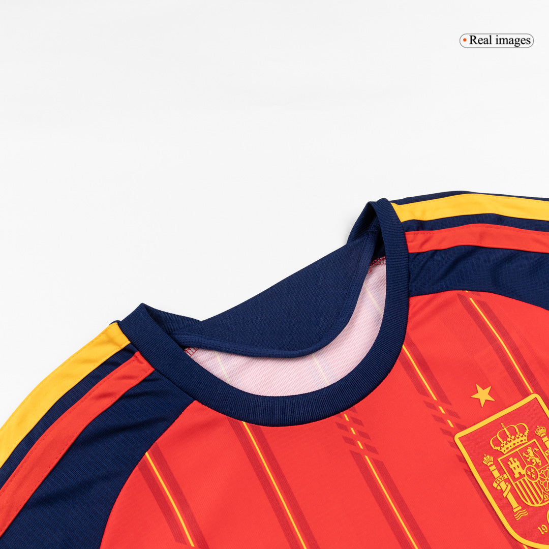 Spain Home Soccer Jersey World Cup 2026 Red Image 4