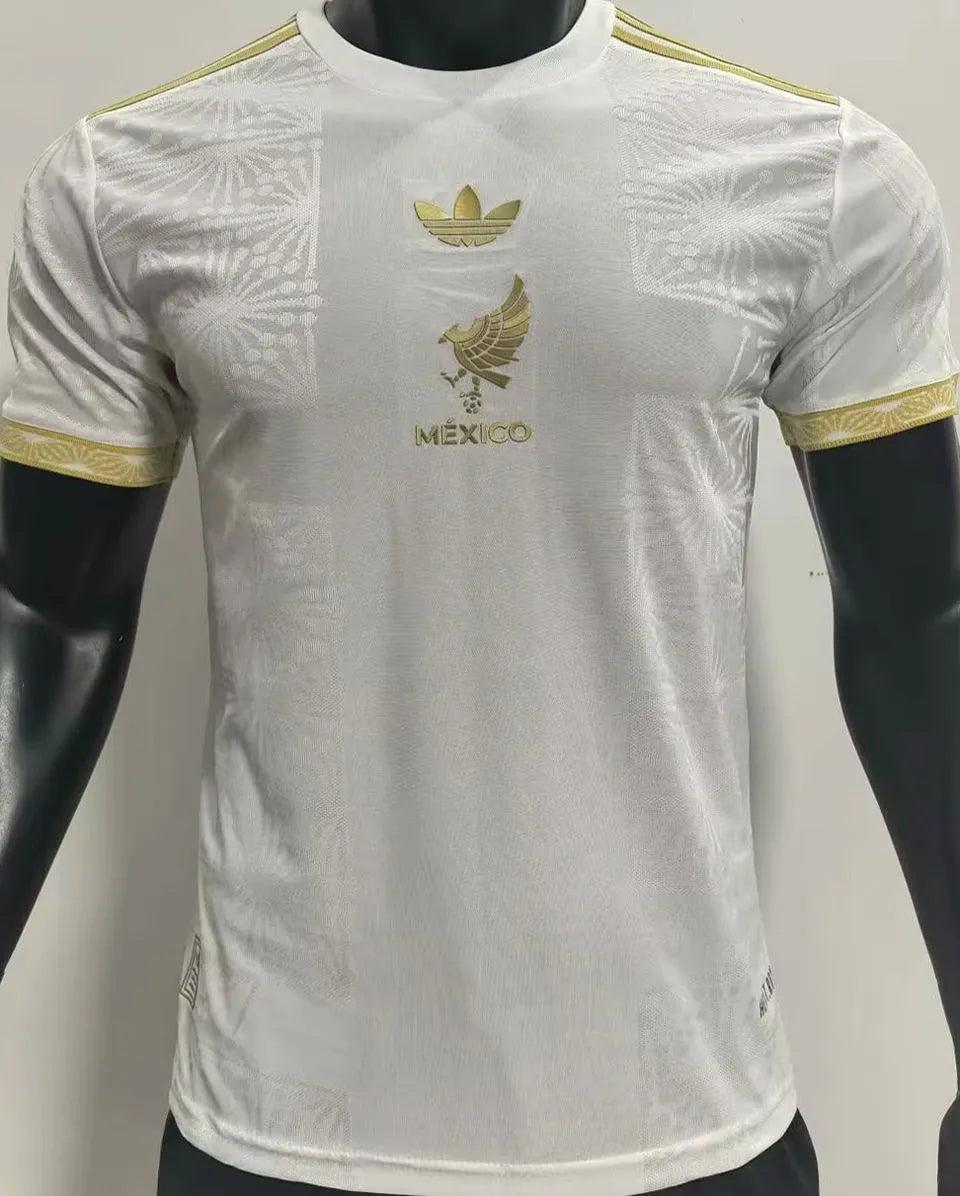 2025 Mexico White Special Edition Player Version Soccer Jersey Front