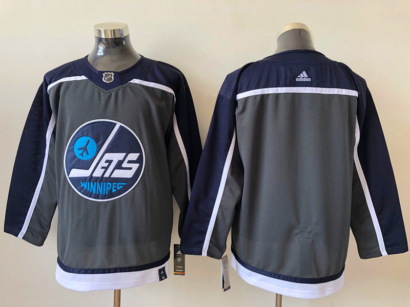 Men's Winnipeg Jets Light Gray Blank Jerseys