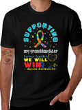 Autism Awareness Supporting My Granddaughter T-Shirt