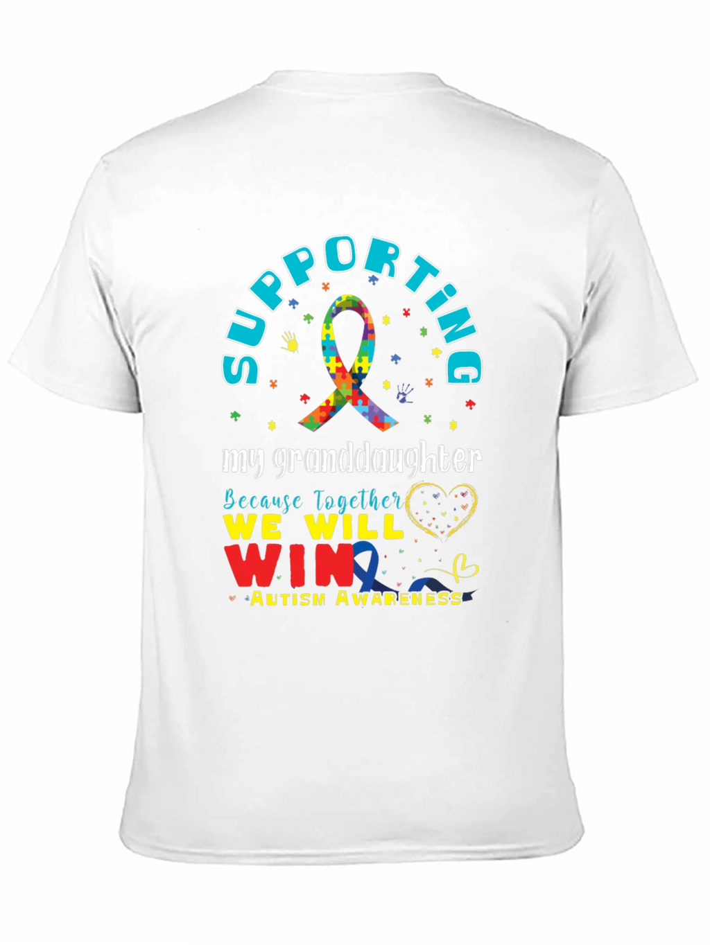 Autism Awareness Supporting My Granddaughter T-Shirt