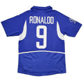 Ronaldo #9 Retro Brazil Away Jersey World Cup 2002 Front