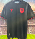 2026/27 Albania Third Black Fans Soccer Jersey 阿尔巴尼亚 Front