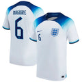 MAGUiRE #6 England Home 1:1 White Fans Jersey 2022/23 ★★ Front